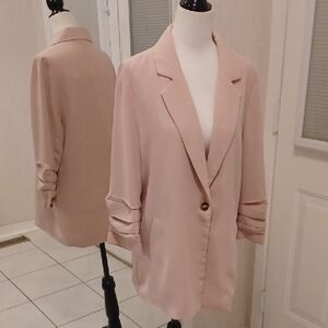 Blush Pink Blazer - Size Medium
